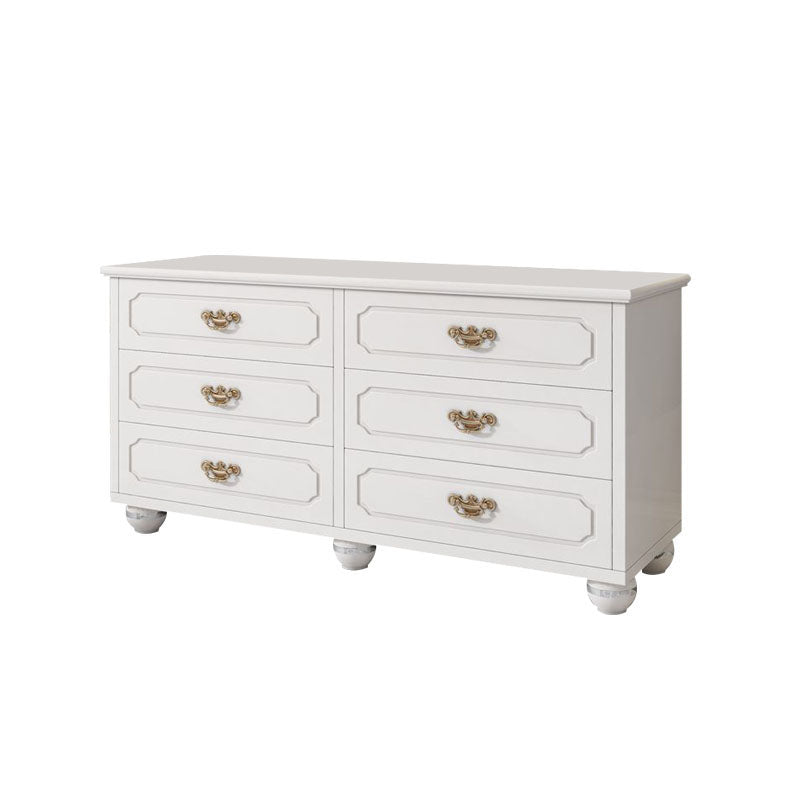White Storage Chest 16" W Storage Chest Dresser with Drawers for Bedroom