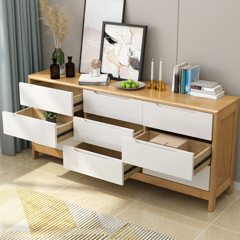 16" W Storage Chest Solid Wood Storage Chest Dresser with Drawers