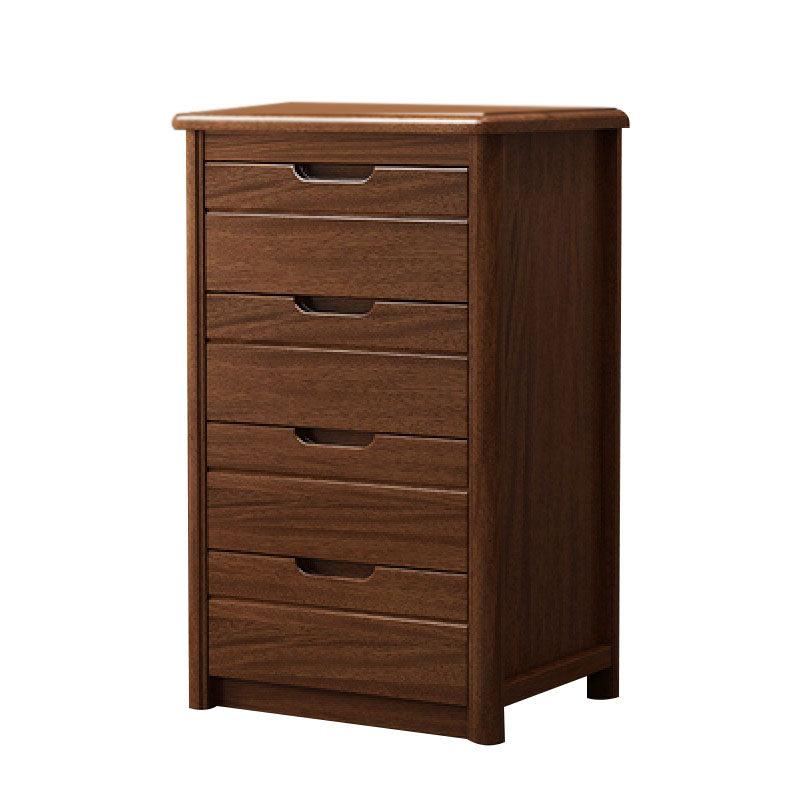 16" W Solid Wood Vertical Lingerie Chest Storage Chest Dresser with Drawers for Bedroom