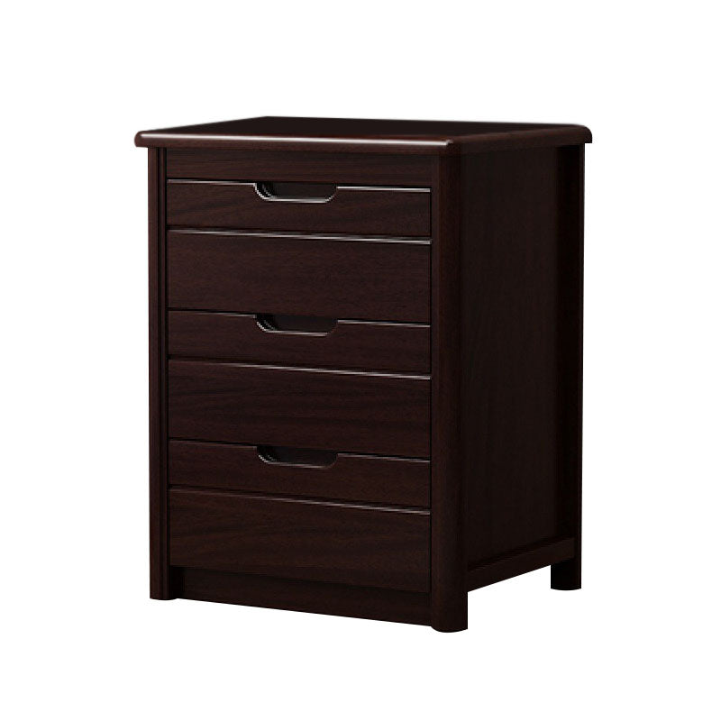 16" W Solid Wood Vertical Lingerie Chest Storage Chest Dresser with Drawers for Bedroom