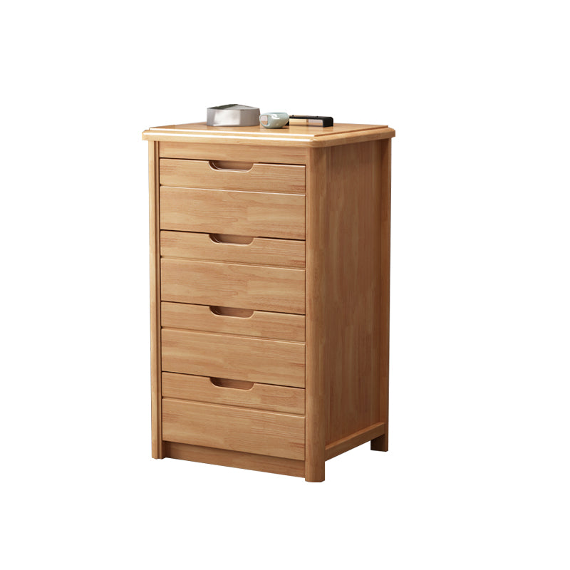 16" W Solid Wood Vertical Lingerie Chest Storage Chest Dresser with Drawers for Bedroom
