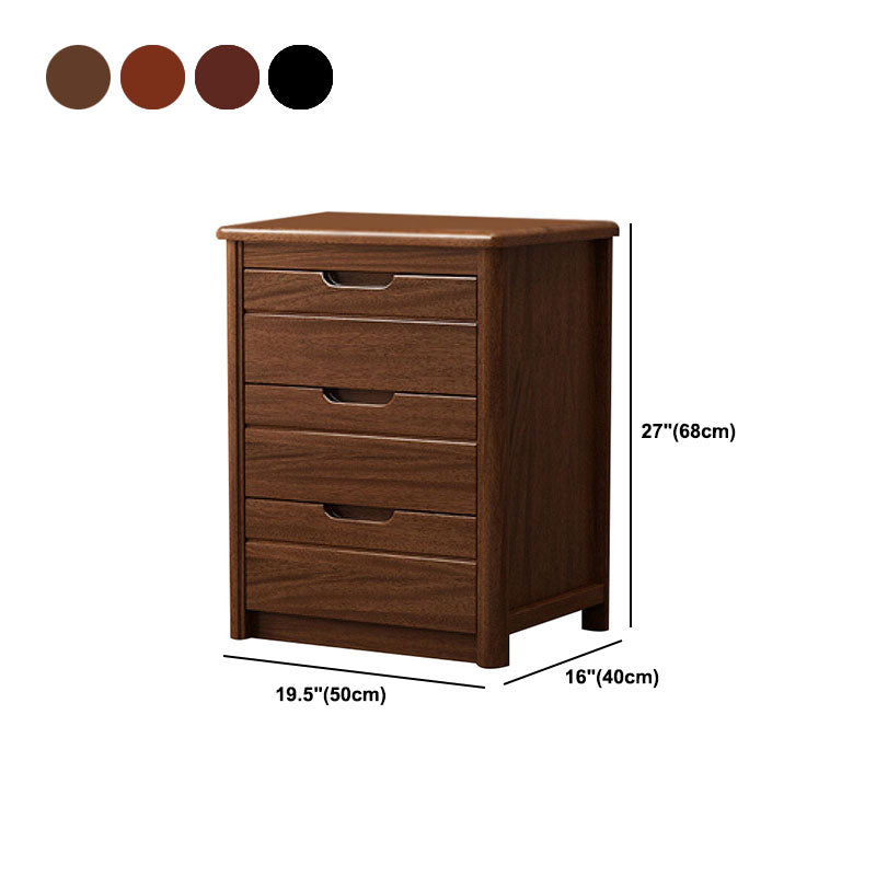 16" W Solid Wood Vertical Lingerie Chest Storage Chest Dresser with Drawers for Bedroom