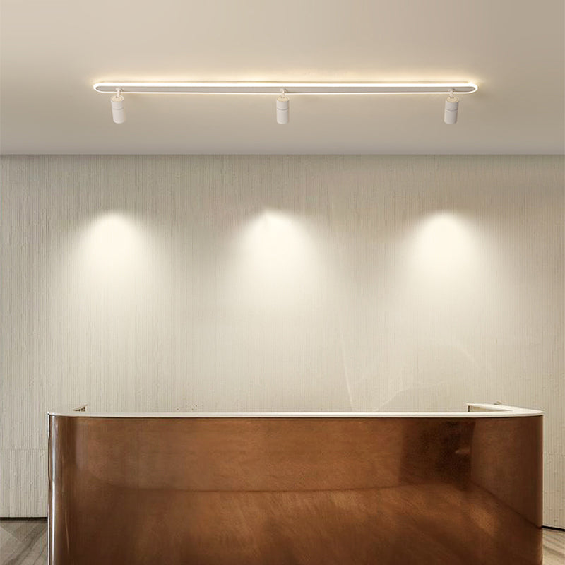 Modern Flush Mount Geometric Shape Ceiling Light with Metal for Toggery