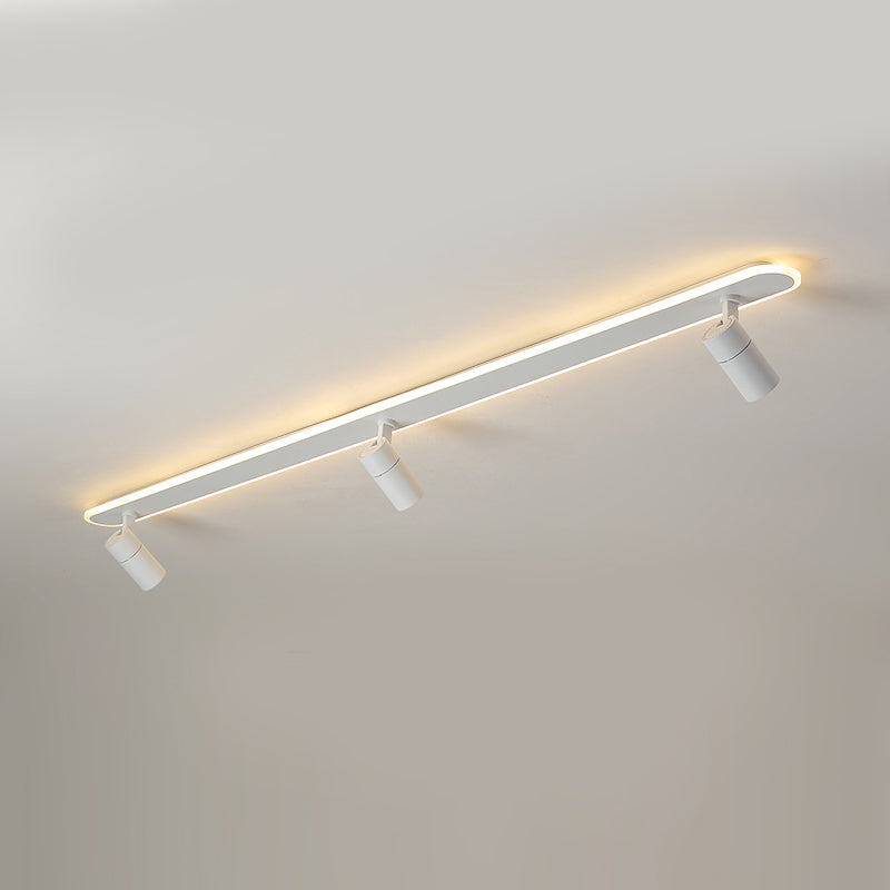 Modern Flush Mount Geometric Shape Ceiling Light with Metal for Toggery