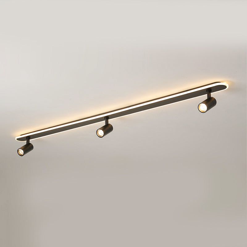 Modern Flush Mount Geometric Shape Ceiling Light with Metal for Toggery