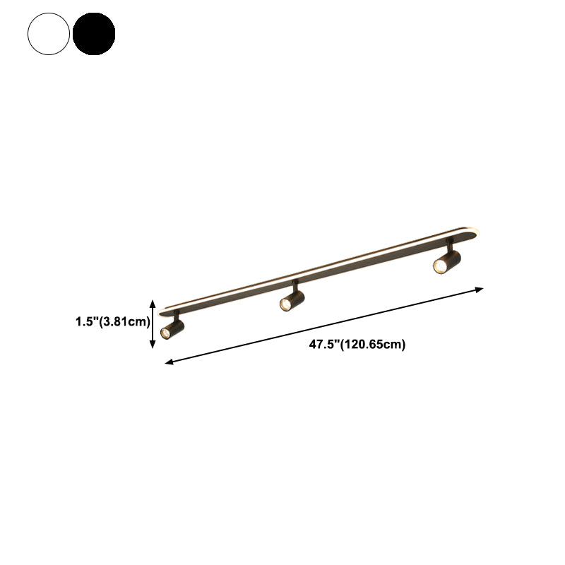 Modern Flush Mount Geometric Shape Ceiling Light with Metal for Toggery