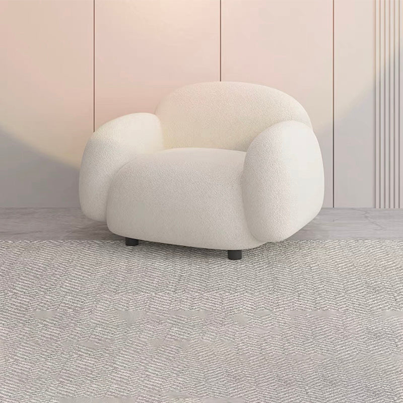 Modern Style Sofa Velvet Cushioned Backrest Sponge Cushions Fill Sofa Bed