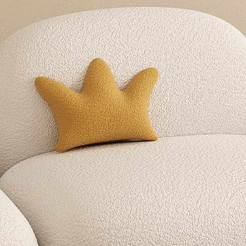 Modern Style Sofa Velvet Cushioned Backrest Sponge Cushions Fill Sofa Bed