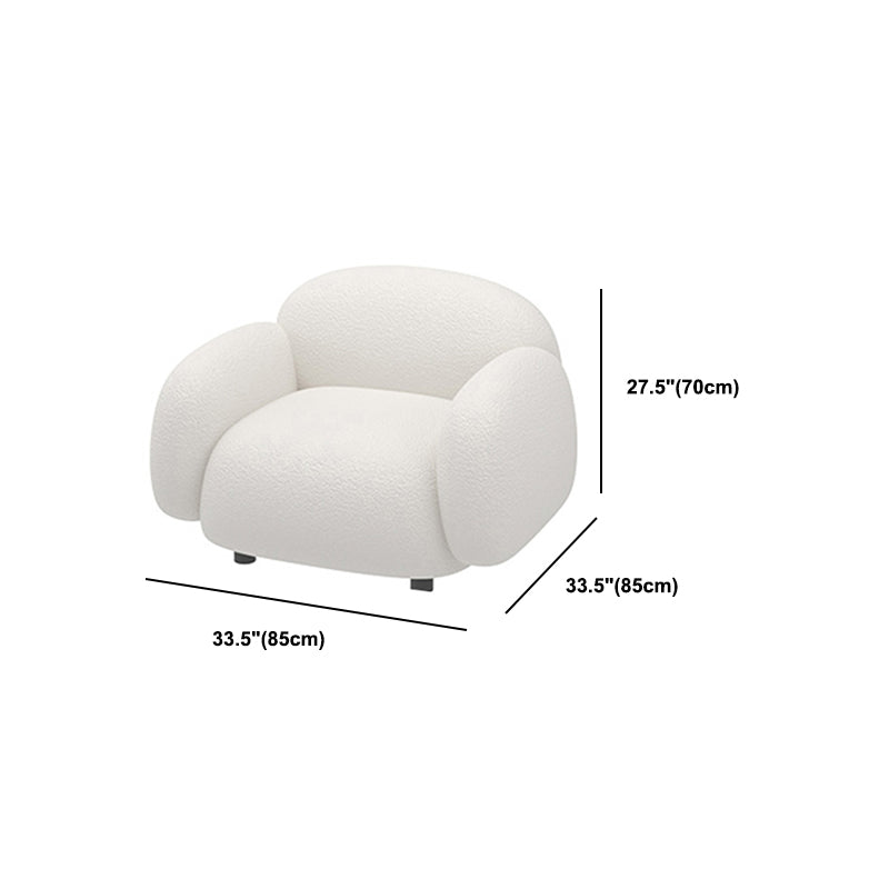 Modern Style Sofa Velvet Cushioned Backrest Sponge Cushions Fill Sofa Bed