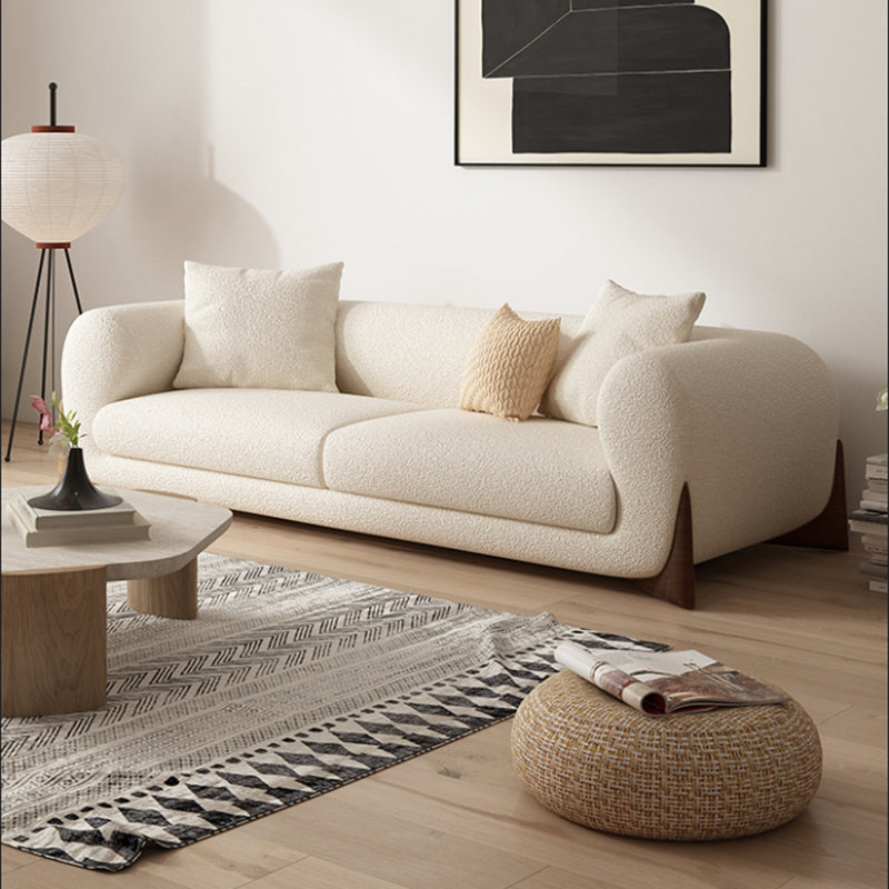 Modern Style Living Room Tuxedo Arm Loveseat Tight Back Seating