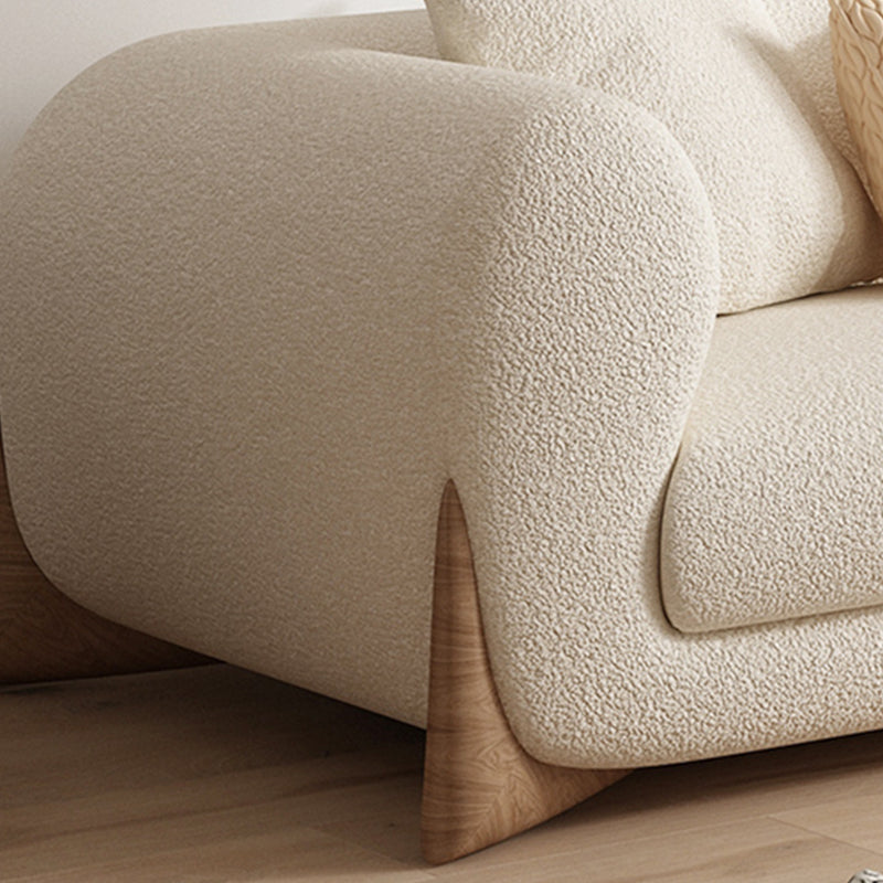 Modern Style Living Room Tuxedo Arm Loveseat Tight Back Seating