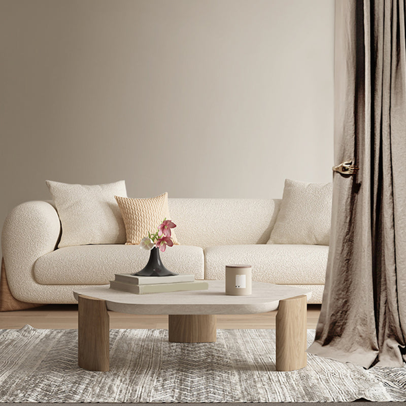 Modern Style Living Room Tuxedo Arm Loveseat Tight Back Seating