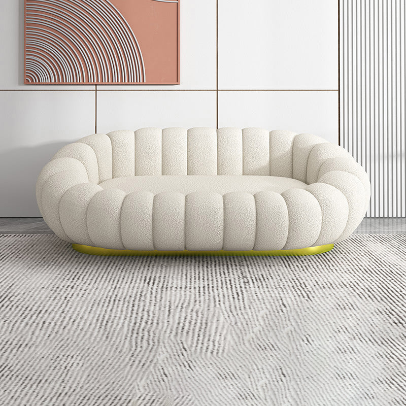 Contemporary Sofa with Swen Pillow Back 39.37" Wide for Living Room