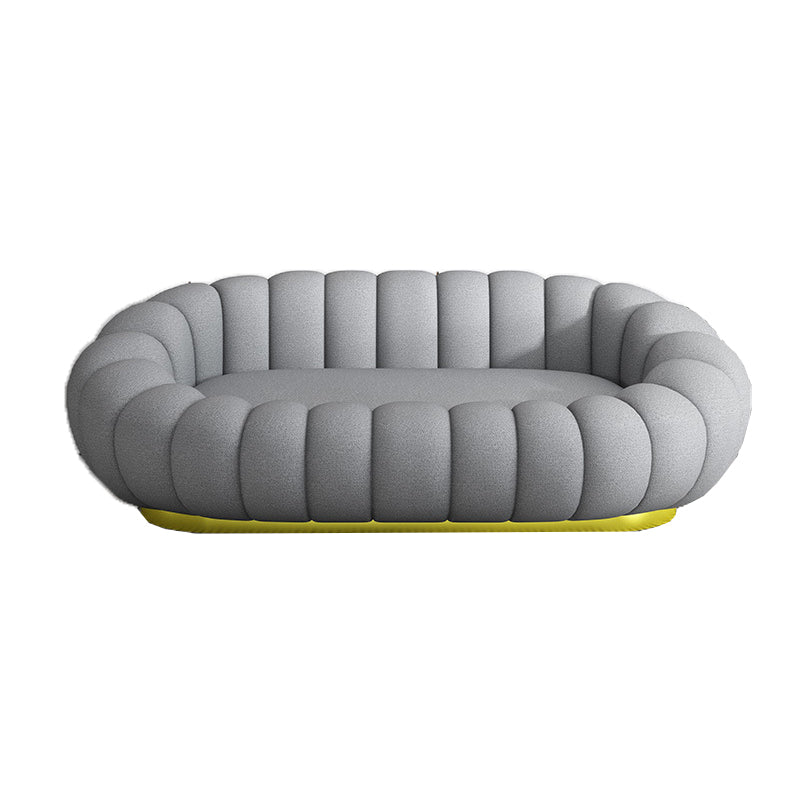 Contemporary Sofa with Swen Pillow Back 39.37" Wide for Living Room