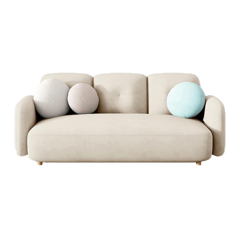 Modern Sofa with Square Arm and Tight Back for Apartment,84.65 "