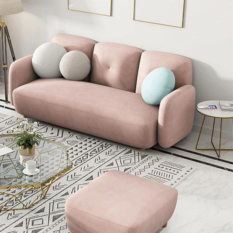 Modern Sofa with Square Arm and Tight Back for Apartment,84.65 "