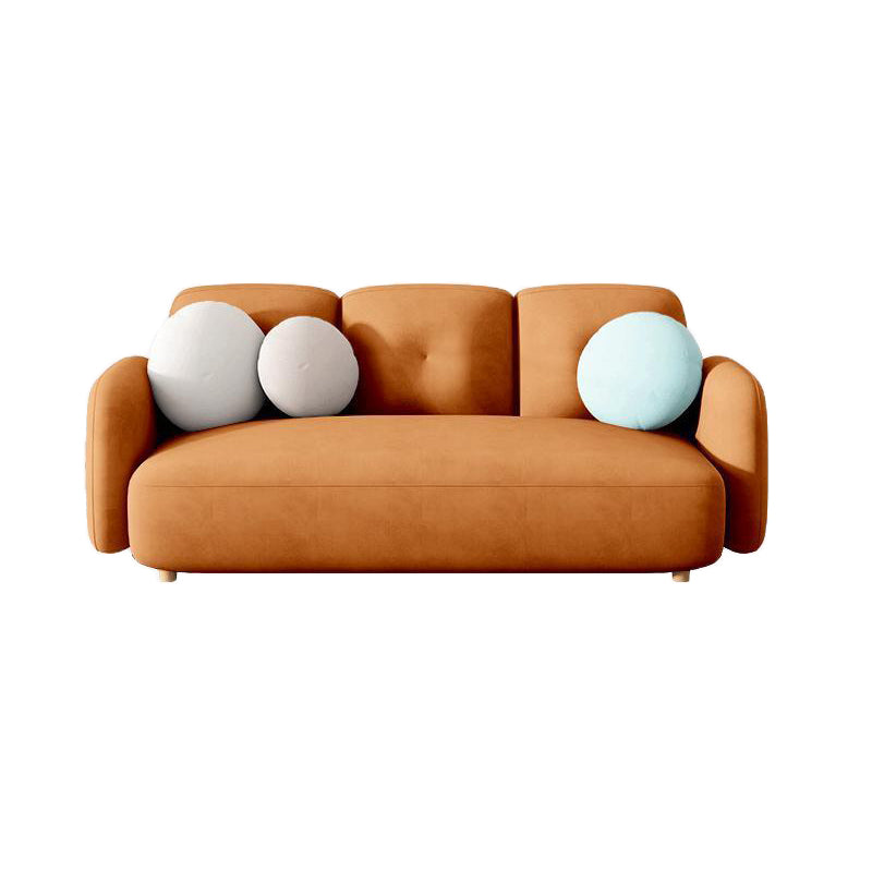 Modern Sofa with Square Arm and Tight Back for Apartment,84.65 "