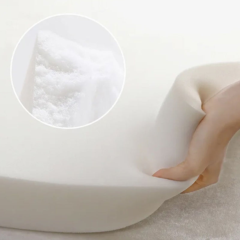 37.4" W * 28.74" H Sofa Modern Wool Armless Sofa for Living Room