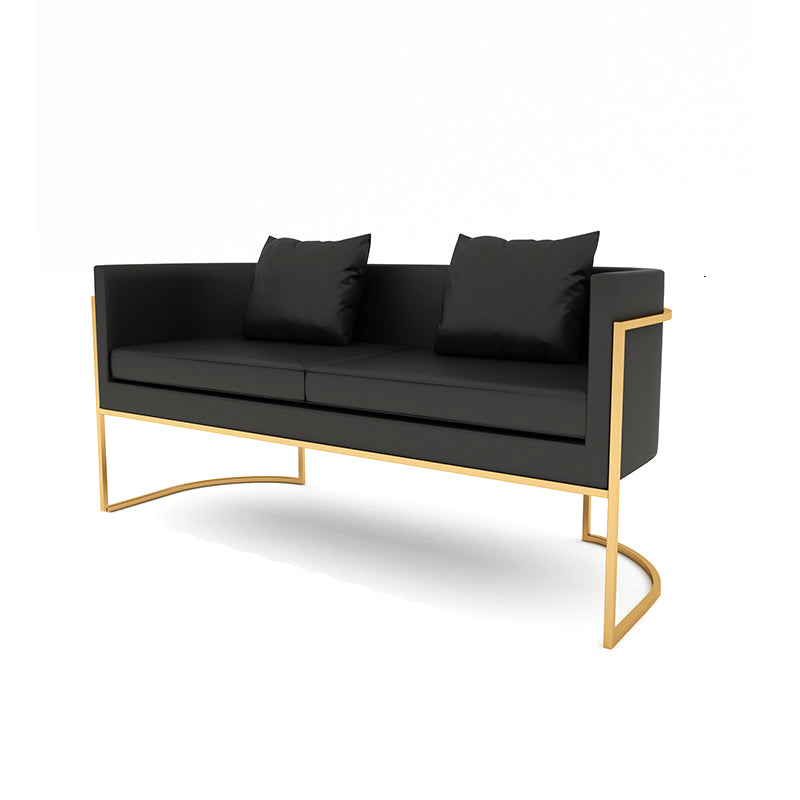 24.40" W x 29.52" H Contemporary Sofa Tuxedo Arm Standard Sofa for Living Room