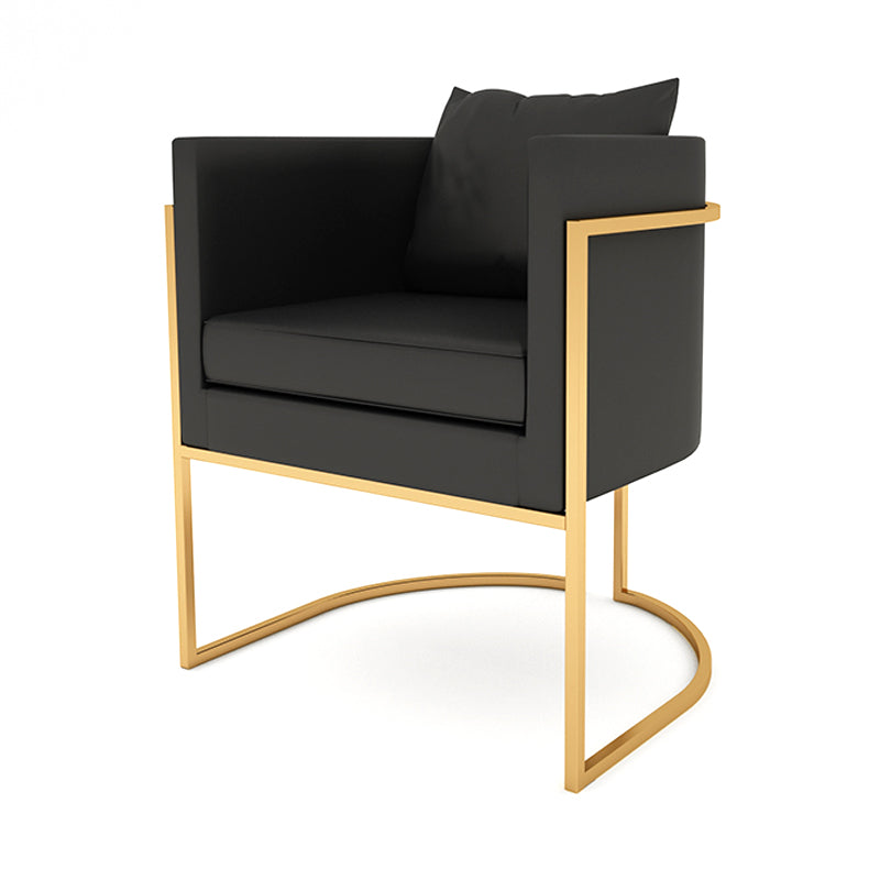 24.40" W x 29.52" H Contemporary Sofa Tuxedo Arm Standard Sofa for Living Room