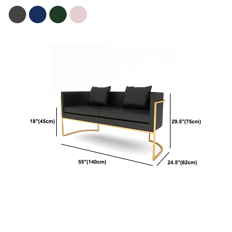 24.40" W x 29.52" H Contemporary Sofa Tuxedo Arm Standard Sofa for Living Room