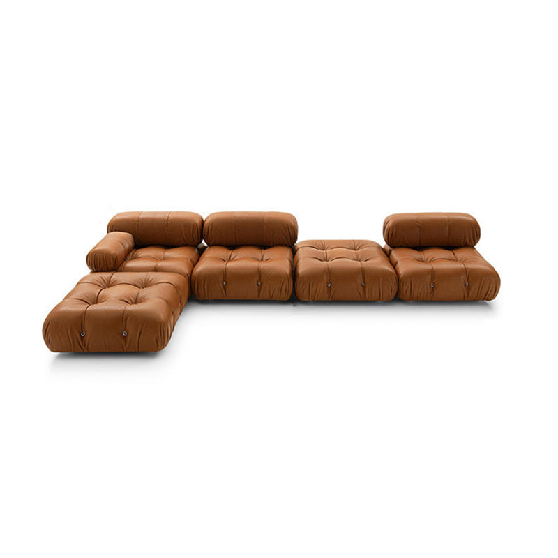 Modern Style Lamb Velvet Sofa Low Back Grey/white/orange/blue Sofa bed