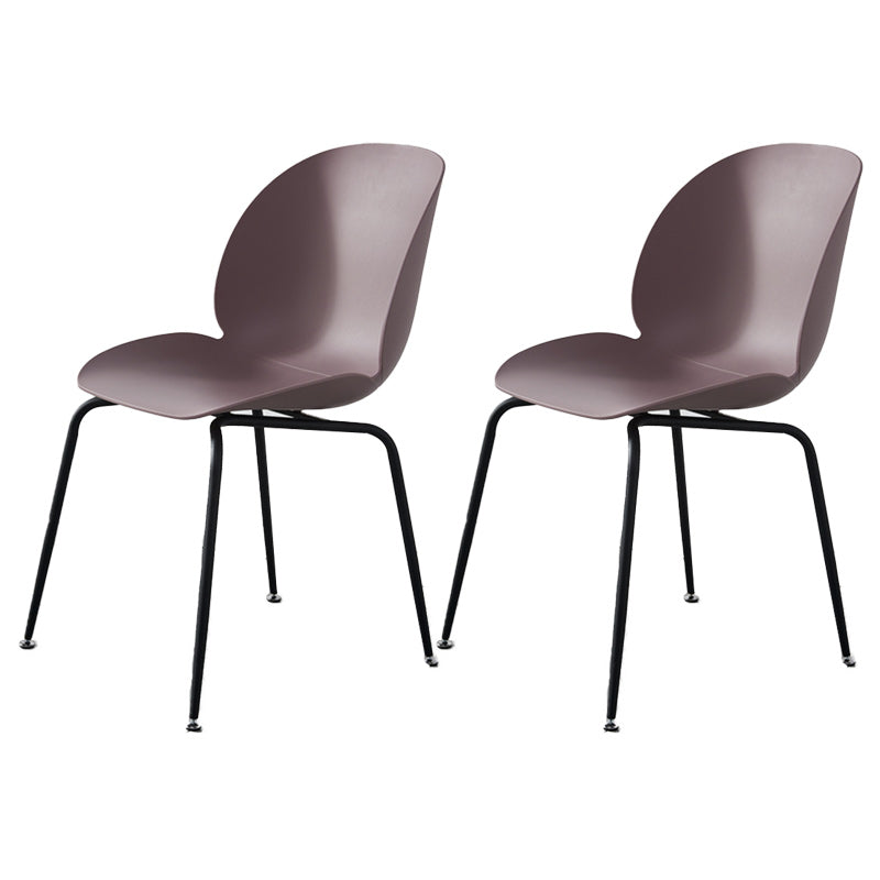 Contemporary Wood Round Dining Set Plastic 1/2/3 Pieces Dining Furniture for Home