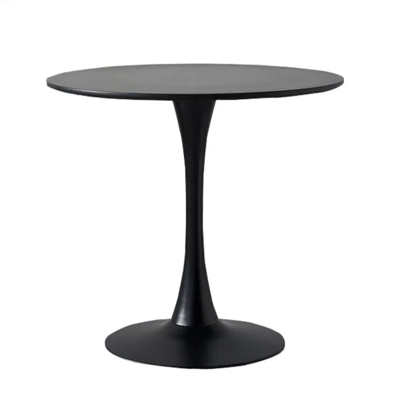 Contemporary Wood Round Dining Set Plastic 1/2/3 Pieces Dining Furniture for Home