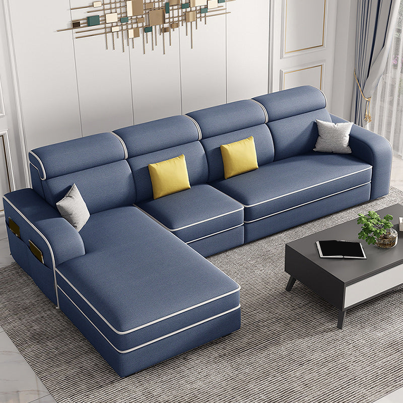 126" Square Arm Sectionals,Living Room Sectional sofa,L-Shape