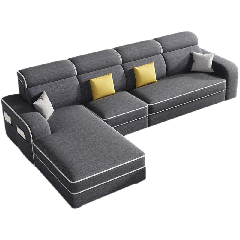126" Square Arm Sectionals,Living Room Sectional sofa,L-Shape