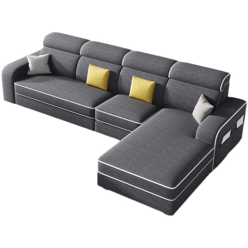 126" Square Arm Sectionals,Living Room Sectional sofa,L-Shape