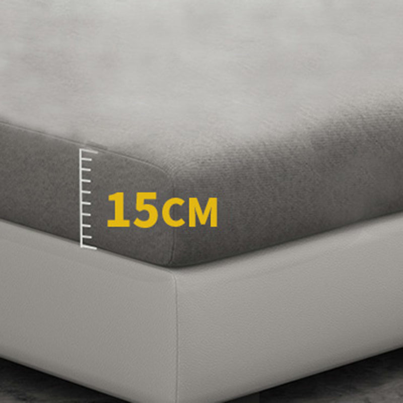 Light-grey Modern Sectional Stain-Resistant Faux leather Sectional