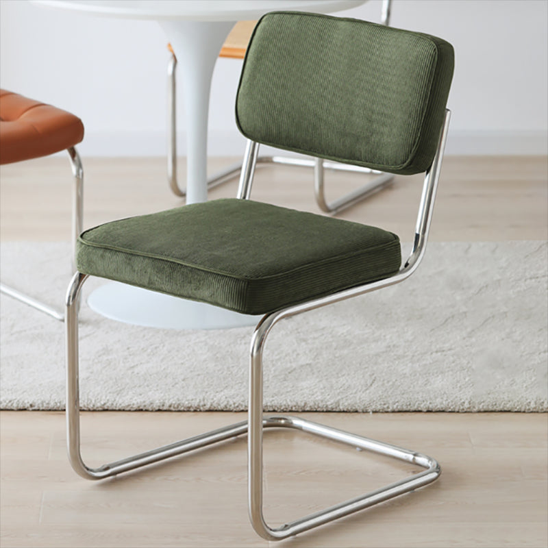 16.54" Wide Scandinavian Style Single Sofa Chair Fixed Backed Armless Chair