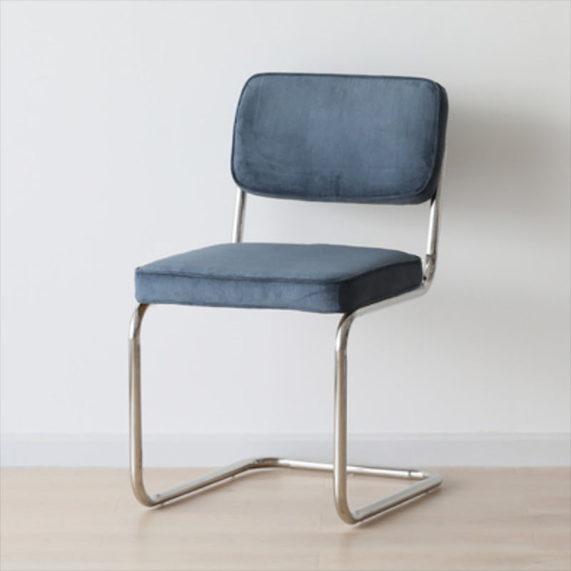 16.54" Wide Scandinavian Style Single Sofa Chair Fixed Backed Armless Chair