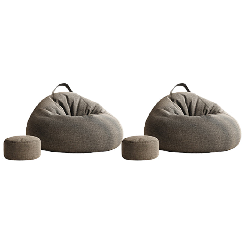 Scandinavian Armless Side Chair With Loose Cover Side Chair for Bedroom and Living Room