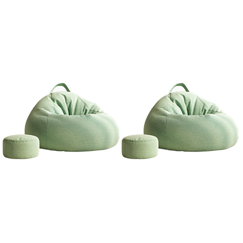 Scandinavian Armless Side Chair With Loose Cover Side Chair for Bedroom and Living Room