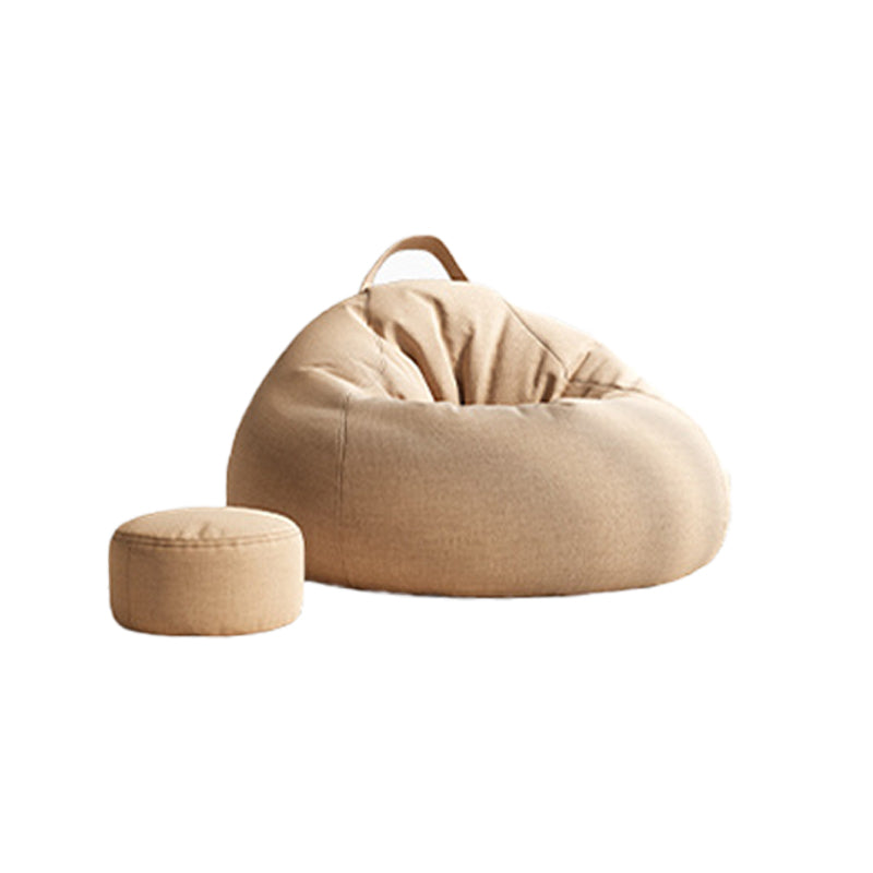 Scandinavian Armless Side Chair With Loose Cover Side Chair for Bedroom and Living Room