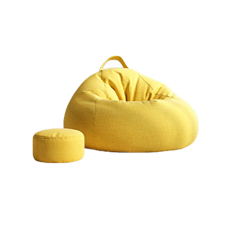 Scandinavian Armless Side Chair With Loose Cover Side Chair for Bedroom and Living Room