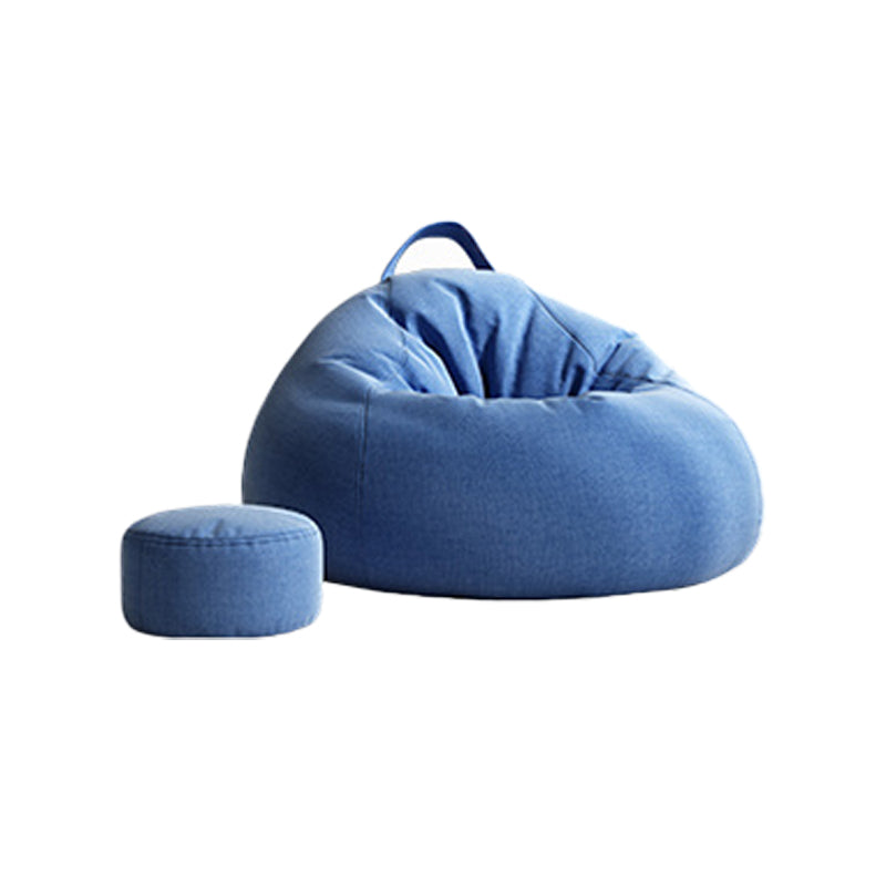 Scandinavian Armless Side Chair With Loose Cover Side Chair for Bedroom and Living Room