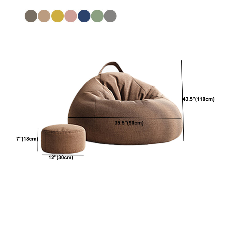 Scandinavian Armless Side Chair With Loose Cover Side Chair for Bedroom and Living Room