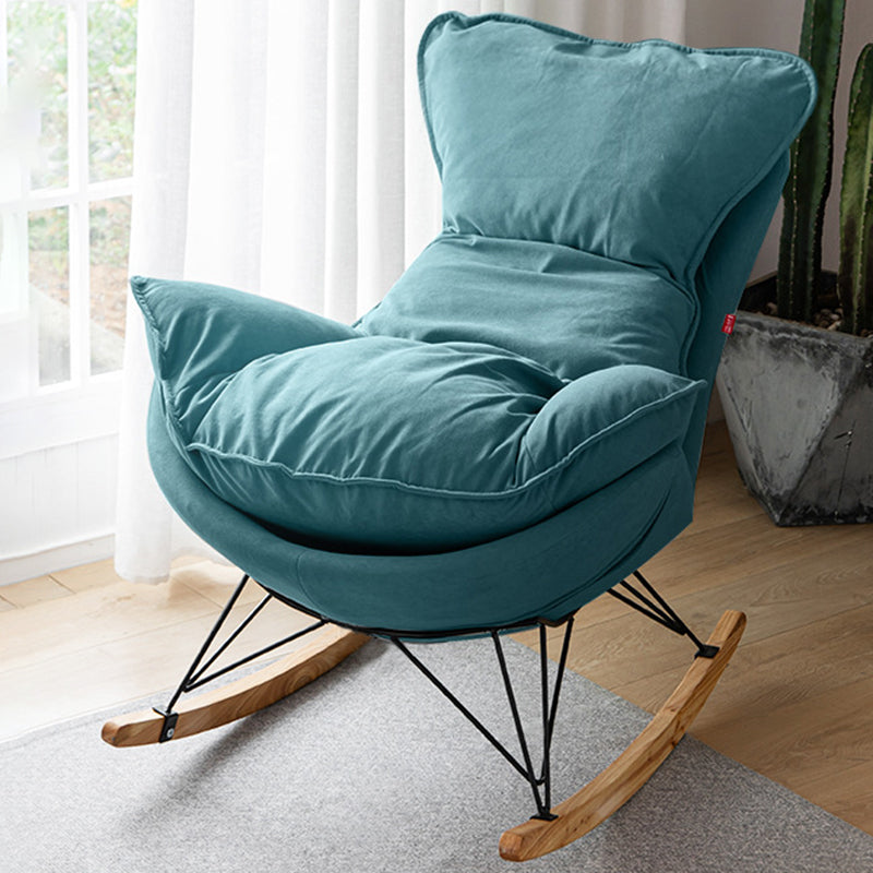 Modern Rocking Chair Solid Wood Rocker Chair with Light Legs
