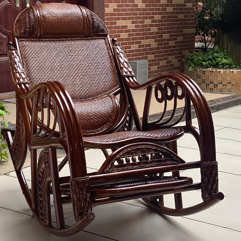 Traditional Recliner Chair Rattan/Wicker Recliner Chair for Living Room