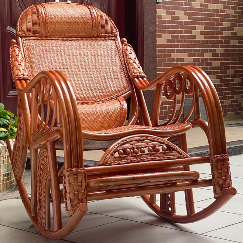 Traditional Recliner Chair Rattan/Wicker Recliner Chair for Living Room