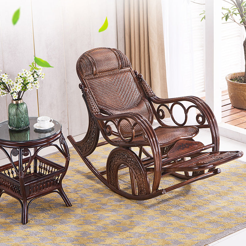 Mid Century Modern Recliner Chair Rattan/Wicker Recliner Chair