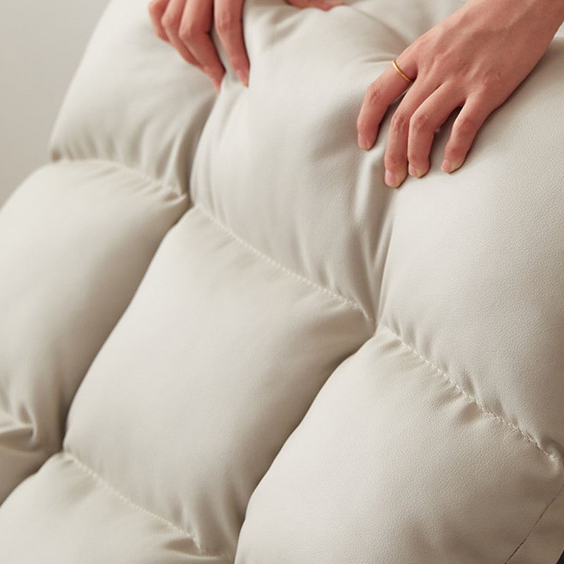 Contemporary Rocking Chair Wing Back Rocker Chair with Removable Cushions