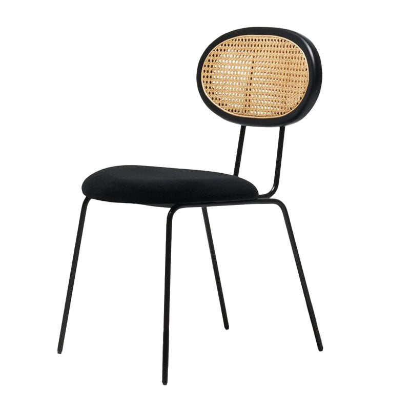 Fabric Dining Chairs Industrial Style Open Back Dining Side Chair