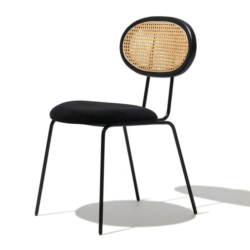 Fabric Dining Chairs Industrial Style Open Back Dining Side Chair