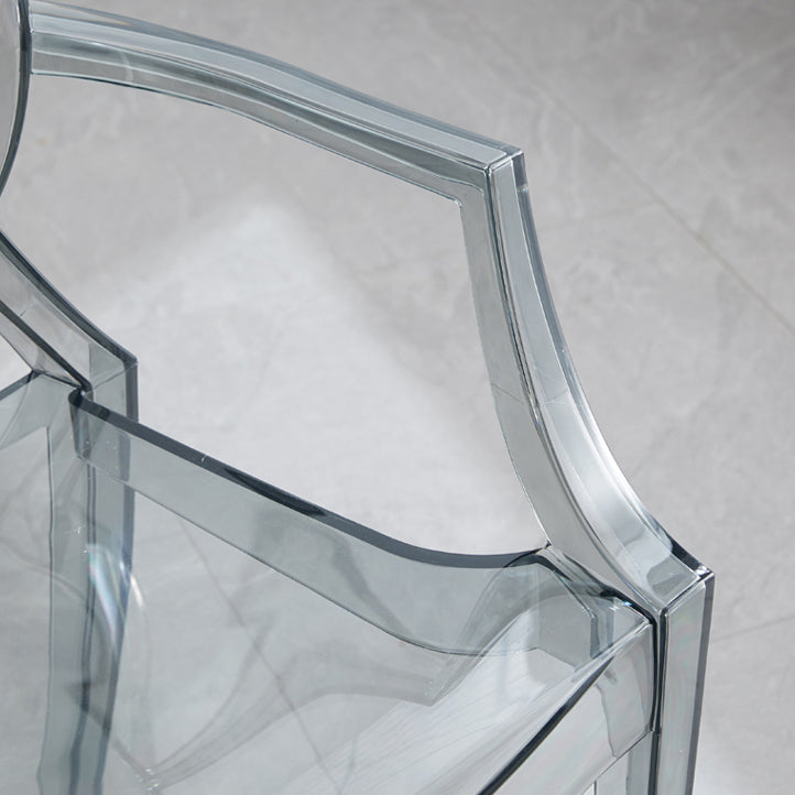 King Louis Back Chair Scandinavian Acrylic Dining Kitchen Room Armchair