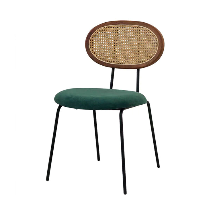 Upholstered Side Chairs Industrial Armless Open Back Dining Side Chair