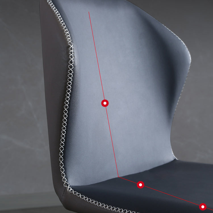 Wingback Chair Metal Industrial Kitchen Dining Room Side Chair